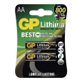 2 unidades de pila de litio AA GP LITHIUM 1,5V