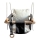 2Kids Toys - Columpio textil infantil gris/blanco