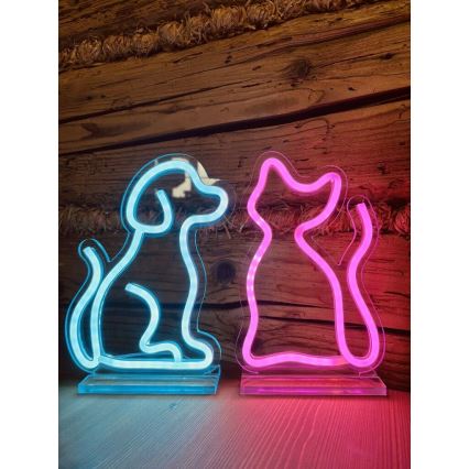 2Kids Toys - Decoración de mesa LED de Neón LED/5W/USB perro