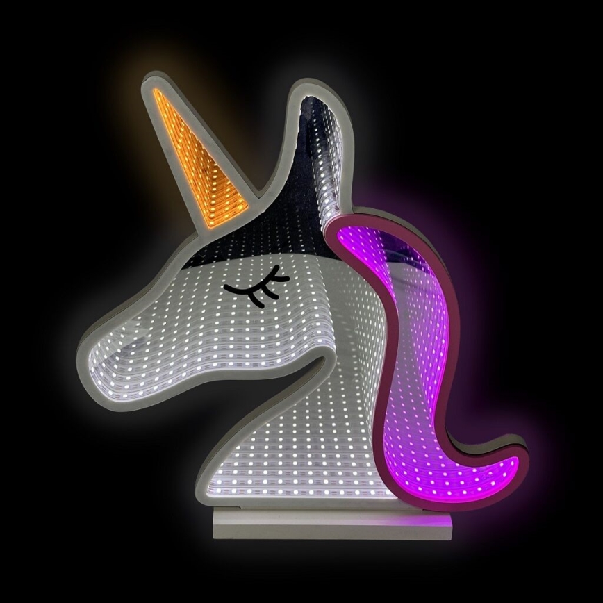 2Kids Toys - Decoración de mesa LED Neón LED/5W/USB unicornio