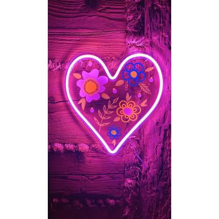2Kids Toys - Decoración de pared LED de Neón LED/5W/USB corazón