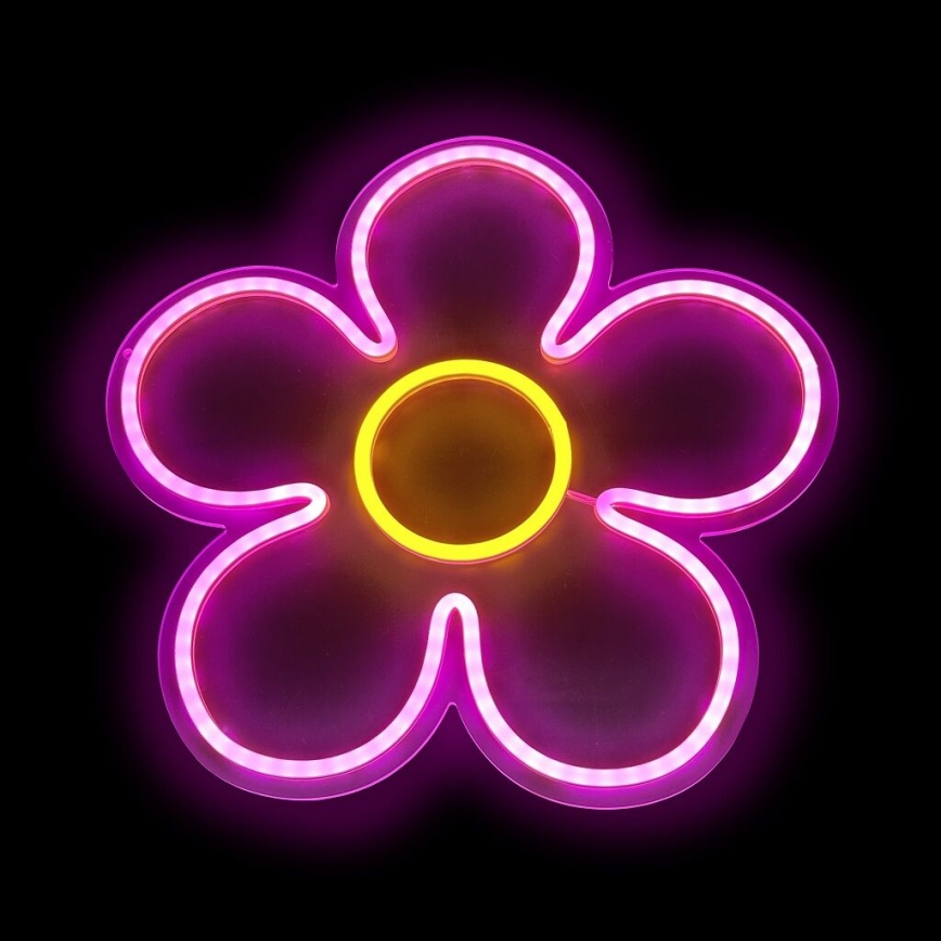 2Kids Toys - Decoración LED de pared de neón LED/5W/USB flor