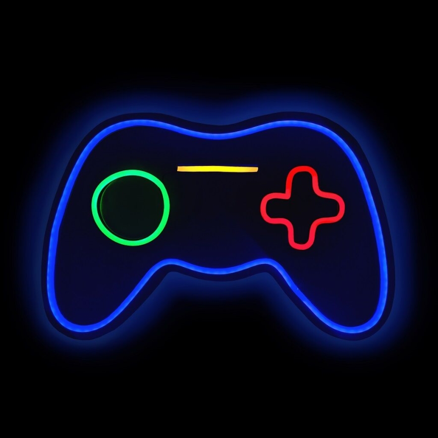 2Kids Toys - Decoración LED de pared de neón LED/5W/USB gamepad
