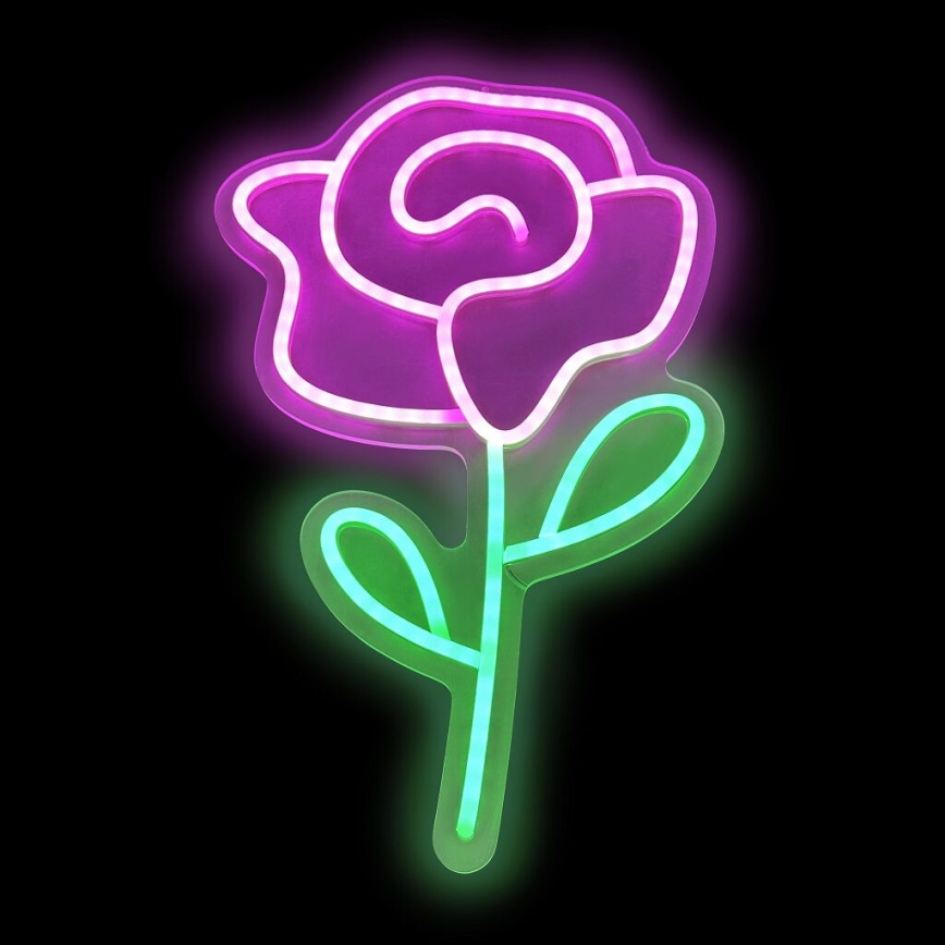 2Kids Toys - Decoración LED de pared de neón LED/5W/USB rosa