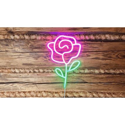 2Kids Toys - Decoración LED de pared de neón LED/5W/USB rosa