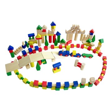 2Kids Toys - Juego de 500 bloques de madera multicolor