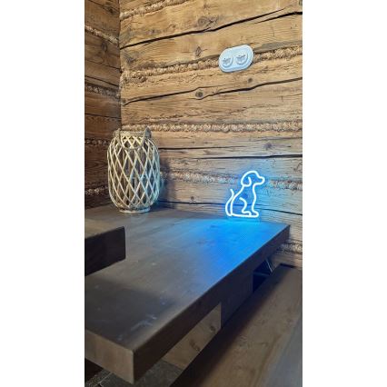 2Kids Toys - Lámpara decorativa de neón LED de mesa LED/5W/USB perro