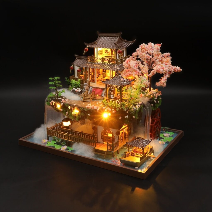 2Kids Toys - Miniatura de casita Villa de cuento de hadas 2xAAA