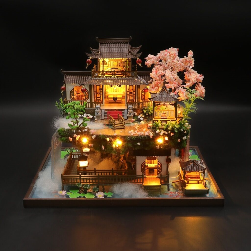2Kids Toys - Miniatura de casita Villa de cuento de hadas 2xAAA