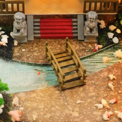 2Kids Toys - Miniatura de casita Villa de cuento de hadas 2xAAA