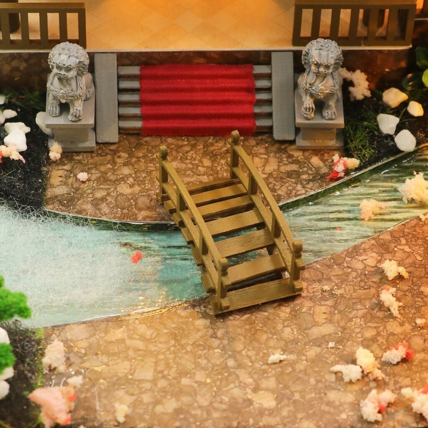 2Kids Toys - Miniatura de casita Villa de cuento de hadas 2xAAA
