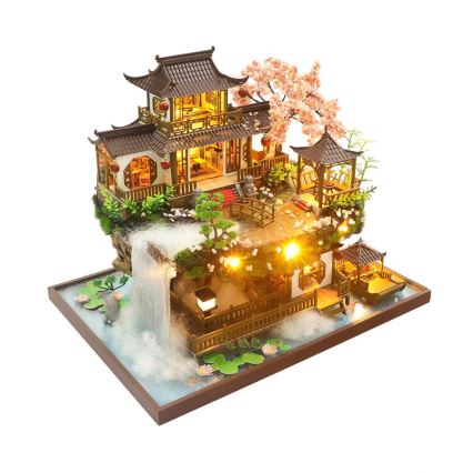 2Kids Toys - Miniatura de casita Villa de cuento de hadas 2xAAA