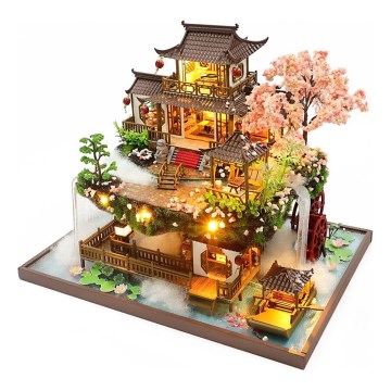 2Kids Toys - Miniatura de casita Villa de cuento de hadas 2xAAA