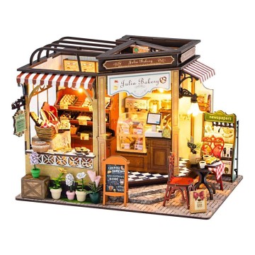 2Kids Toys - Miniatura de la casita Panadería de Juli 2xAAA