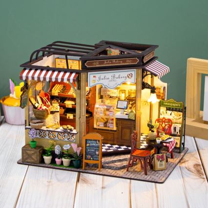 2Kids Toys - Miniatura de la casita Panadería de Juli 2xAAA