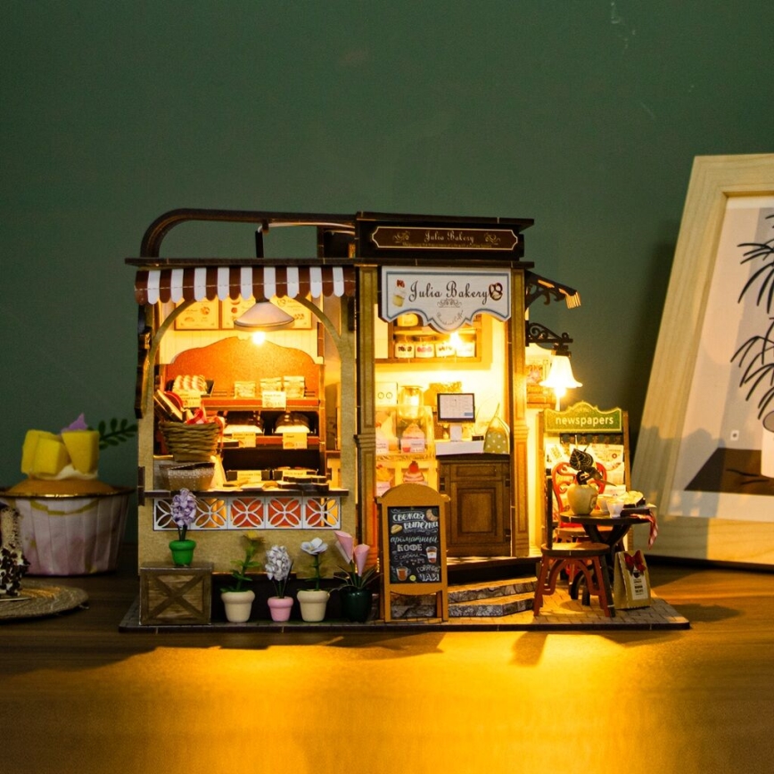 2Kids Toys - Miniatura de la casita Panadería de Juli 2xAAA