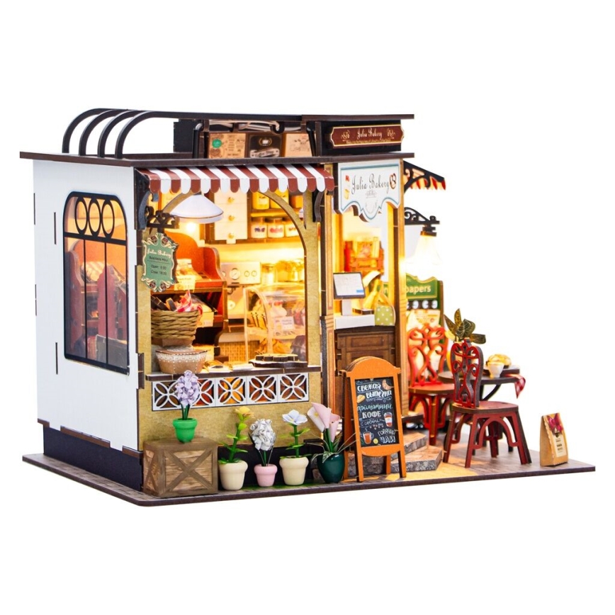 2Kids Toys - Miniatura de la casita Panadería de Juli 2xAAA