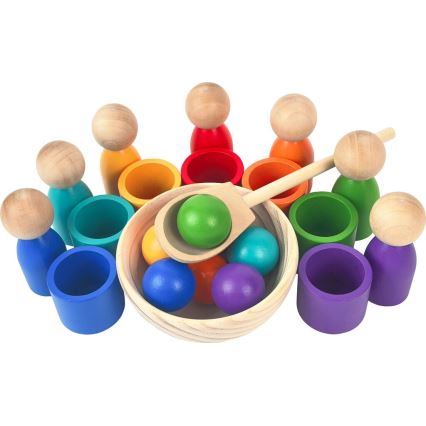 2Kids Toys - Muñecas arcoíris con bolitas, 7 colores