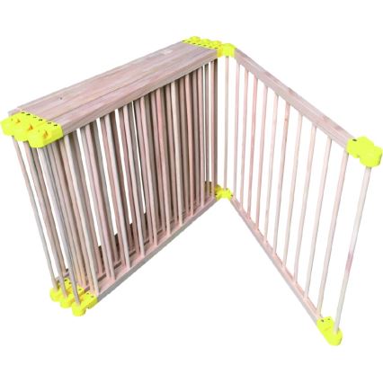 2Kids Toys - Parque infantil de madera XXL 210x210 cm beige