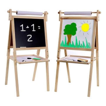2Kids Toys - Pizarra de madera magnética de doble cara