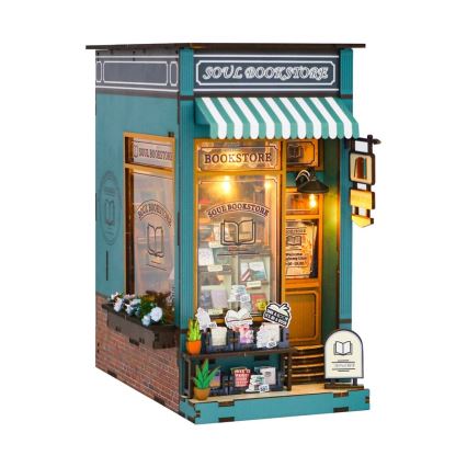 2Kids Toys - Rompecabezas 3D LED Sujetalibros Librería Alma 2xAAA
