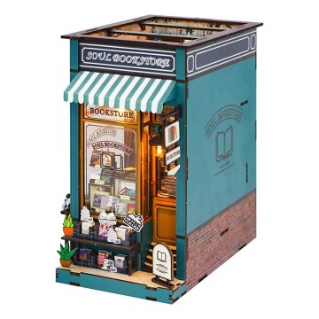 2Kids Toys - Rompecabezas 3D LED Sujetalibros Librería Alma 2xAAA
