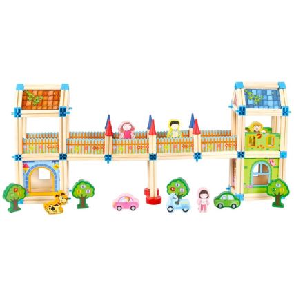2Kids Toys - Set de construcción de madera: Castillo