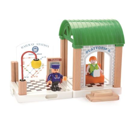 2Kids Toys - Set de trenes Ciudad y Pueblo, 200 piezas