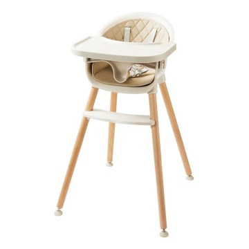 2Kids Toys - Silla de comedor infantil beige
