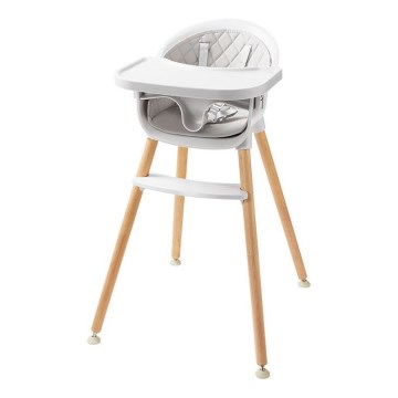 2Kids Toys - Silla de comedor infantil gris