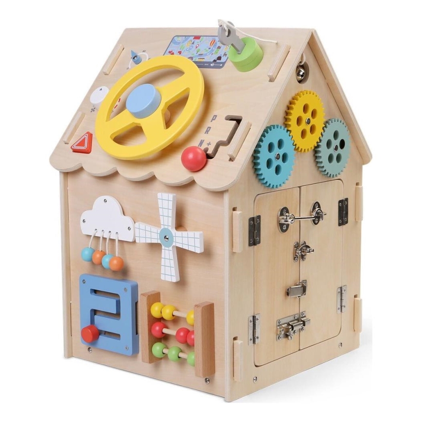 2Kids Toys - Tablero de actividades casa beige