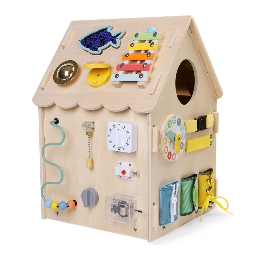 2Kids Toys - Tablero de actividades casa beige