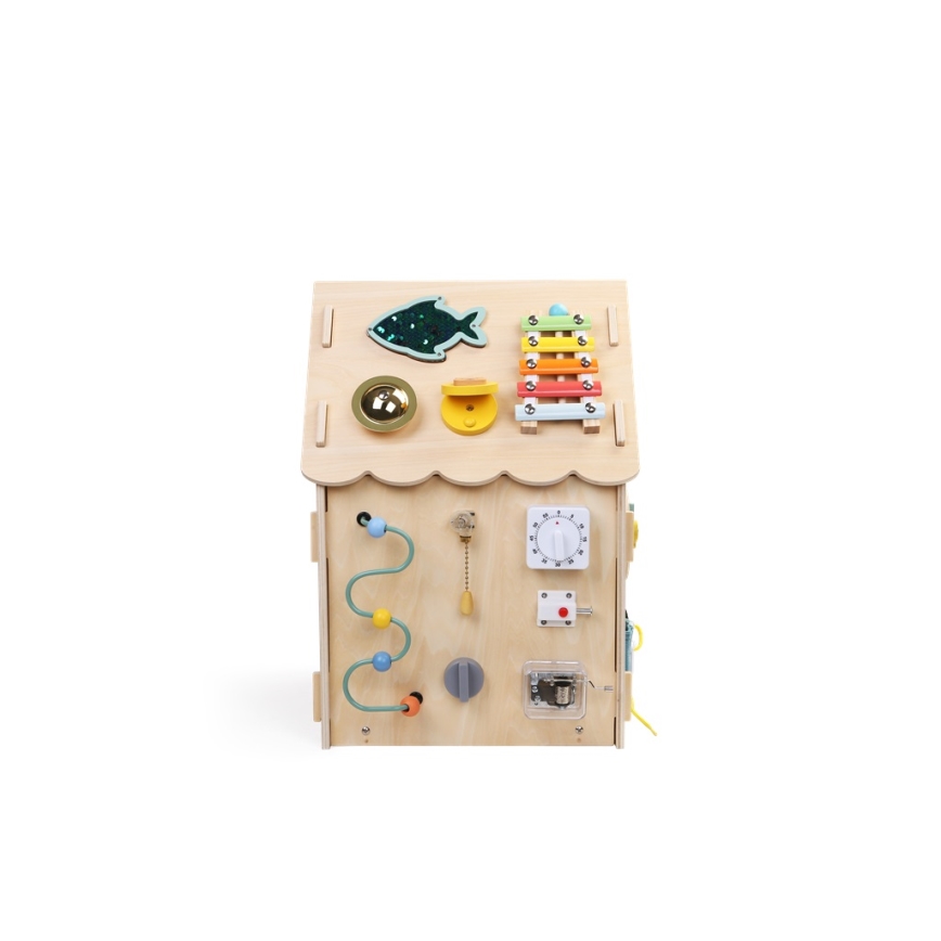 2Kids Toys - Tablero de actividades casa beige