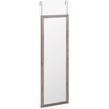5five - Espejo colgante para puerta MATCHING 109x35 cm gris