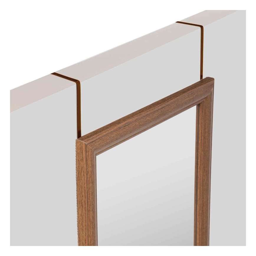 5five - Espejo colgante para puerta MATCHING 125x35 cm marrón
