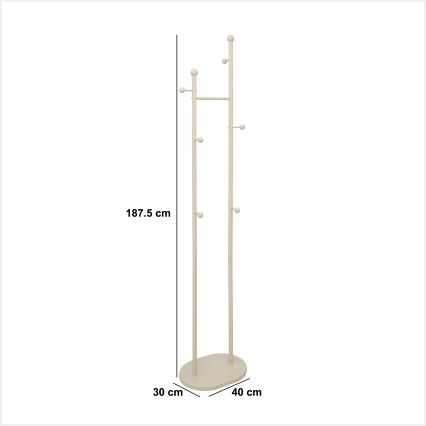 5five - Perchero de pie LENTY 188x40 cm color crema