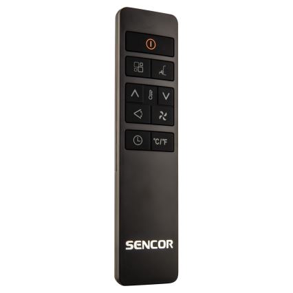 Sencor - Acondicionador de aire móvil con pantalla LCD 3en1 930W/230V 7000 BTU Wi-Fi blanco + mando a distancia