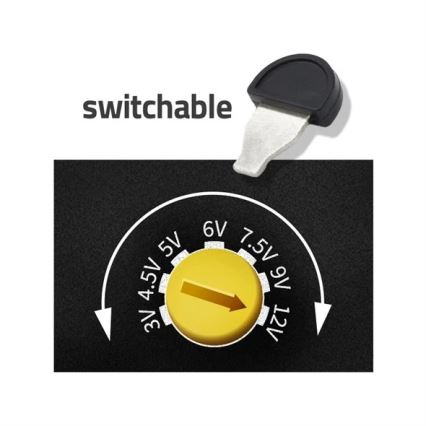 Adaptador de alimentación 1000 mA 3-12V