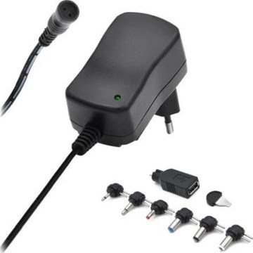 Adaptador de alimentación 600 mA, 3–12 V