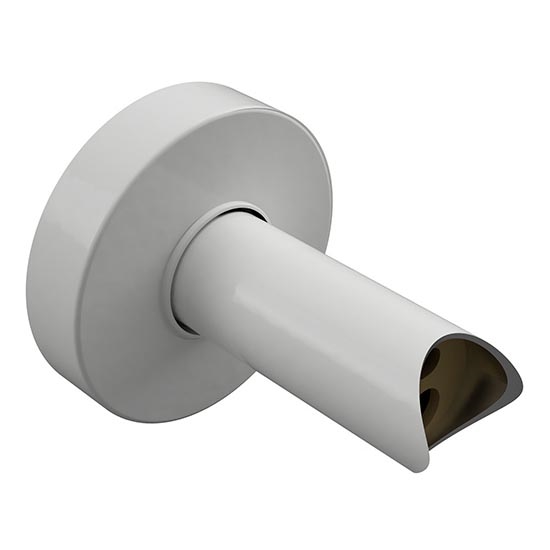 Adaptador para tendederos 6,4x6,4 cm blanco