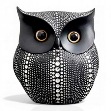 Adorno de mesa 15 cm negro