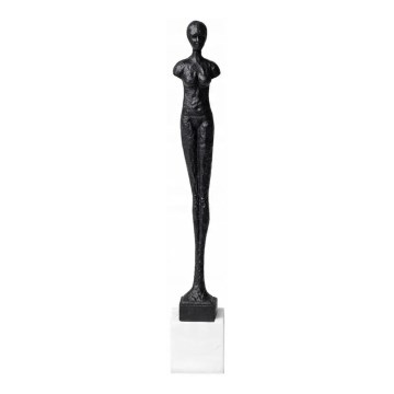 Adorno de mesa 43 cm resina/negro