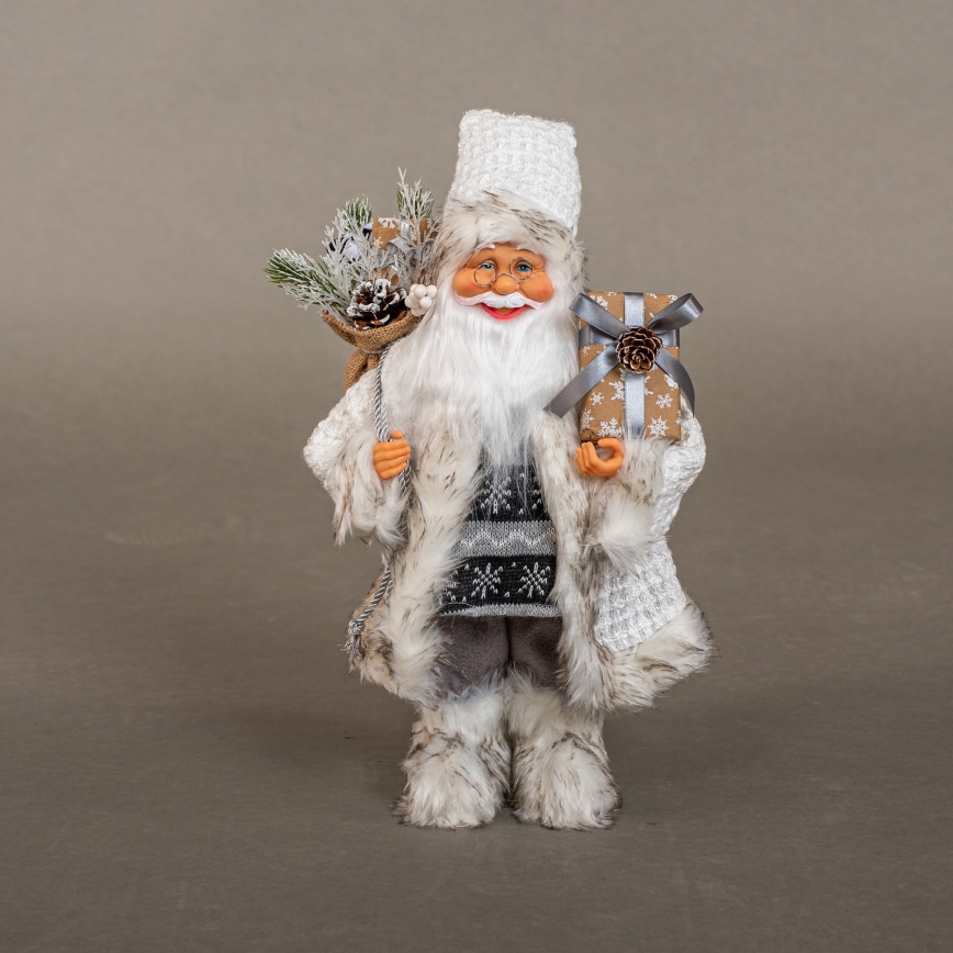 Adorno navideño de Papá Noel, 40 cm