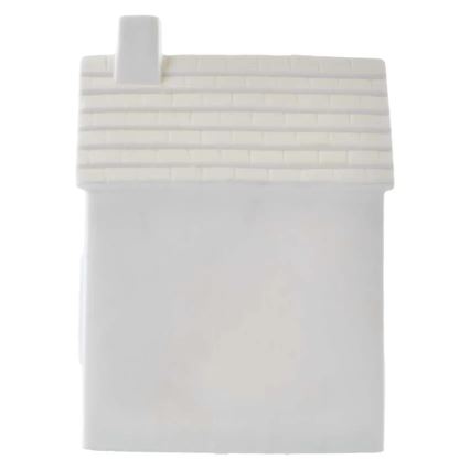 Adorno navideño LED — casita iluminada (LED/CR2032)
