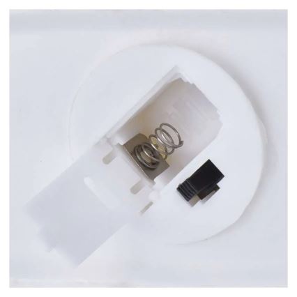 Adorno navideño LED — casita iluminada (LED/CR2032)