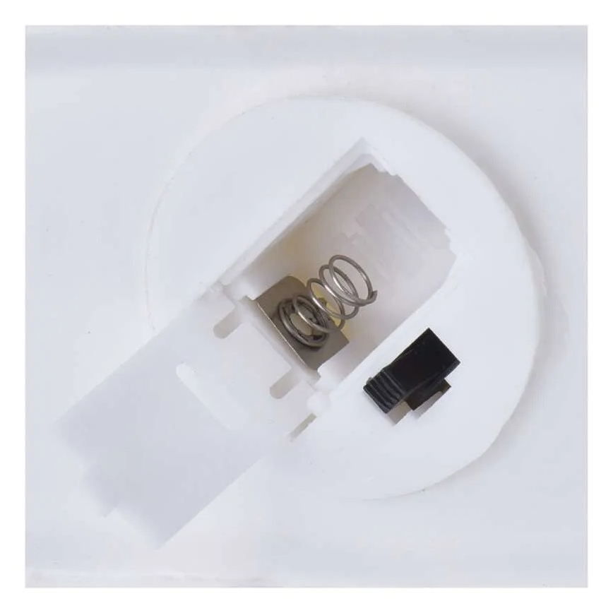 Adorno navideño LED — casita iluminada (LED/CR2032)