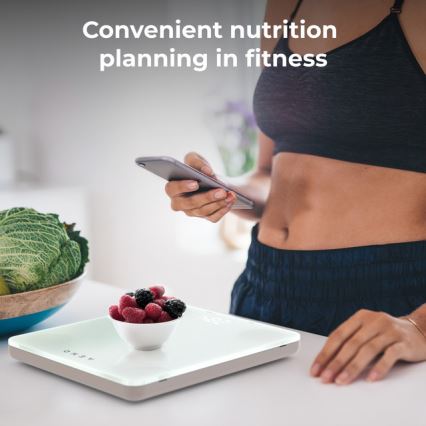 AENO - Báscula de cocina inteligente 3xAAA Bluetooth