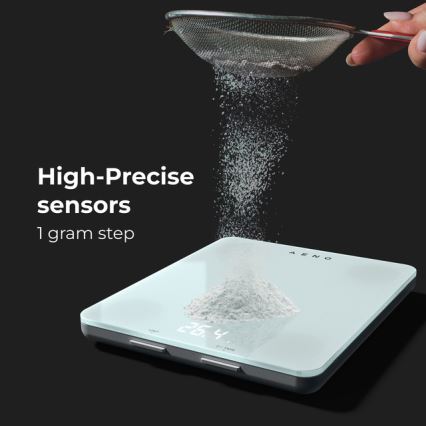AENO - Báscula de cocina inteligente 3xAAA Bluetooth