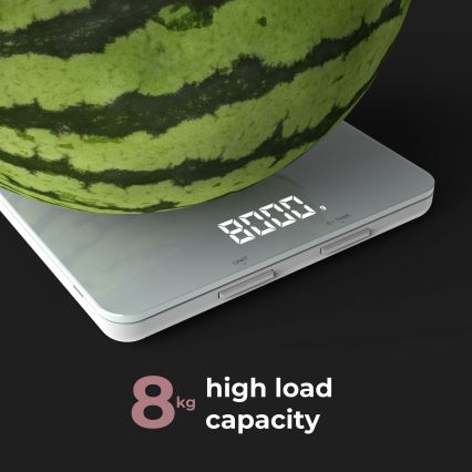 AENO - Báscula de cocina inteligente 3xAAA Bluetooth