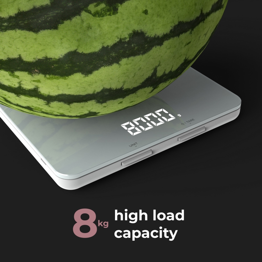 AENO - Báscula de cocina inteligente 3xAAA Bluetooth